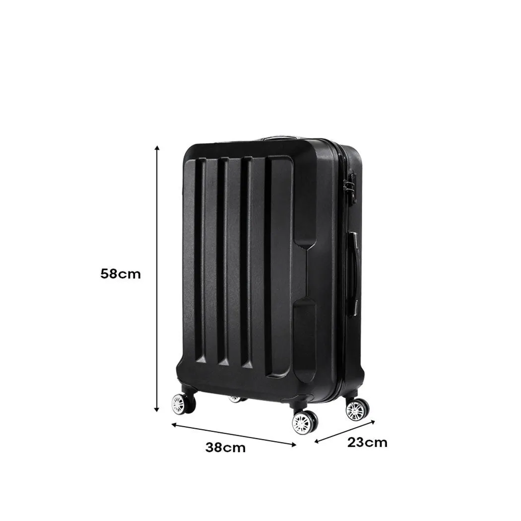 20" Travel Luggage Lightweight - Black