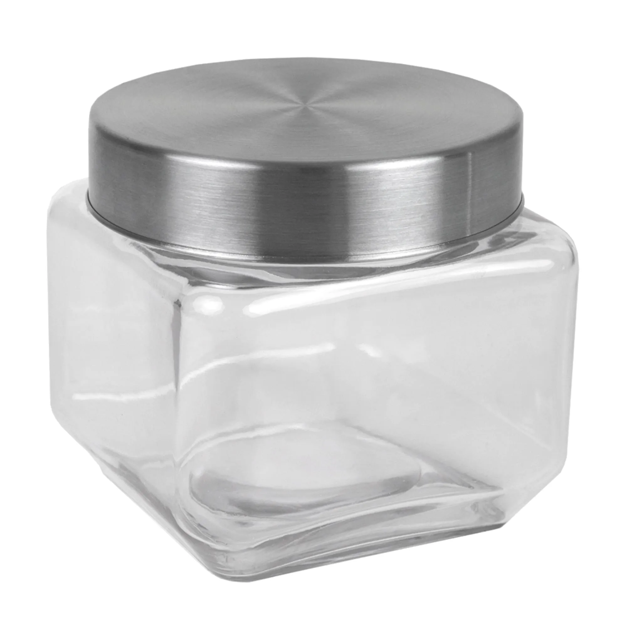 4 Piece Canister Set with Stainless Steel Lids