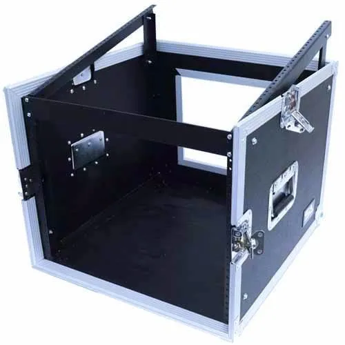 8 Space Rack Case with Slant Mixer Top