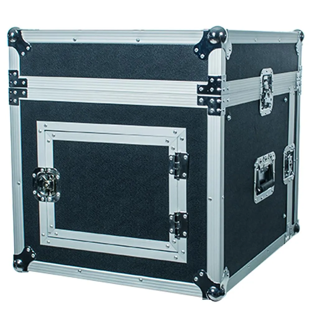 8 Space Rack Case with Slant Mixer Top