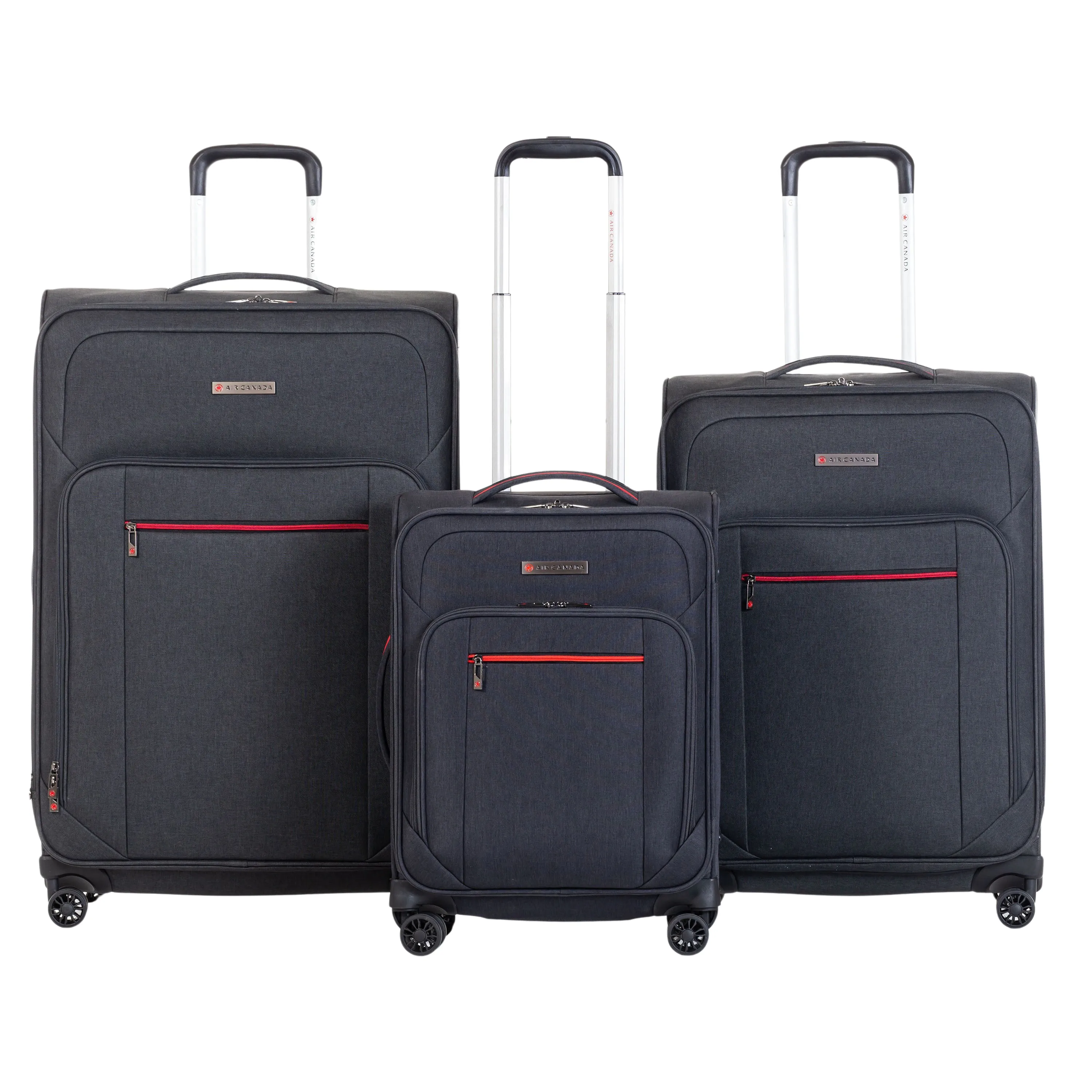 Air Canada 3 piece Expandable Spinner Luggage Set