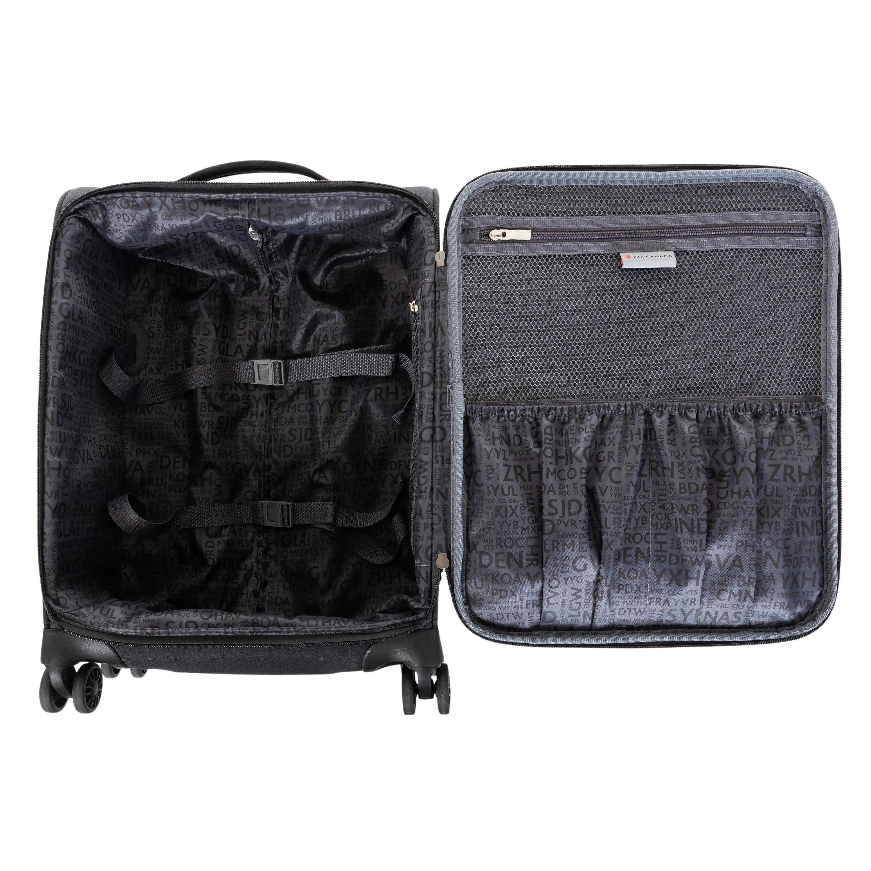 Air Canada 3 piece Expandable Spinner Luggage Set