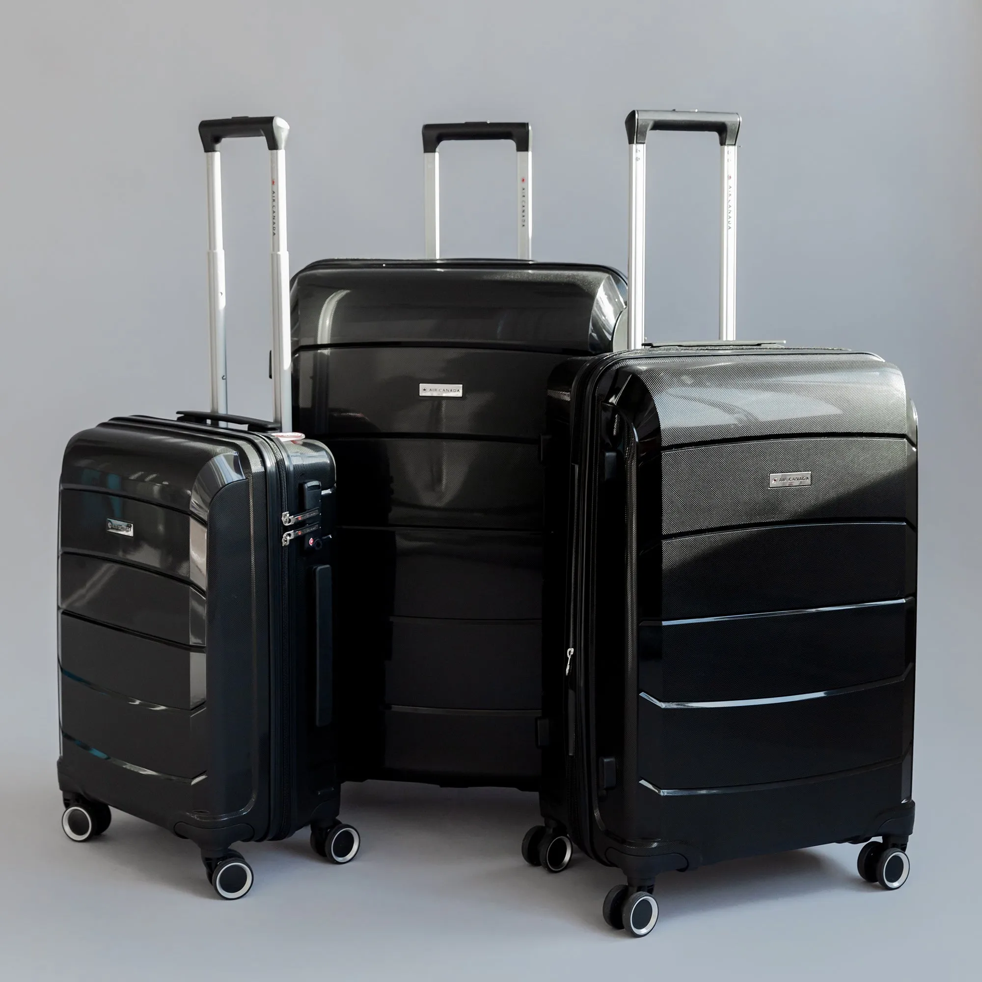 Air Canada Optimum Hardside 3 Piece Luggage Set