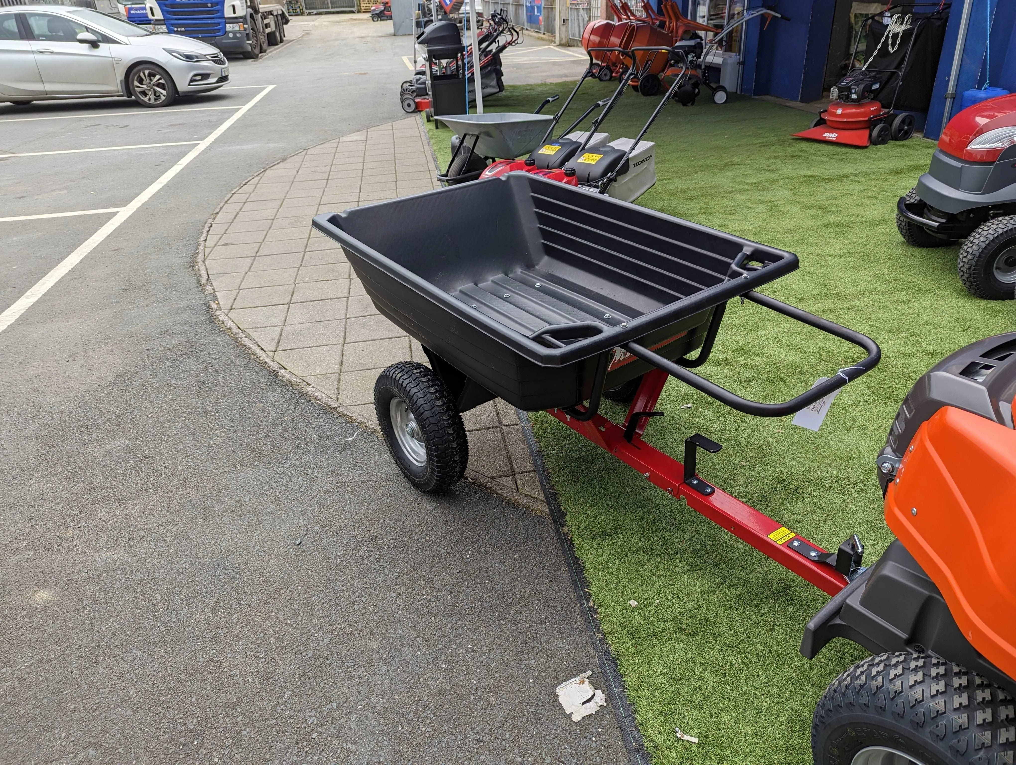 AMA Ride On Trailer  (Poly Trailing Dump Cart - 295Kg Capacity)  ADIRN0504