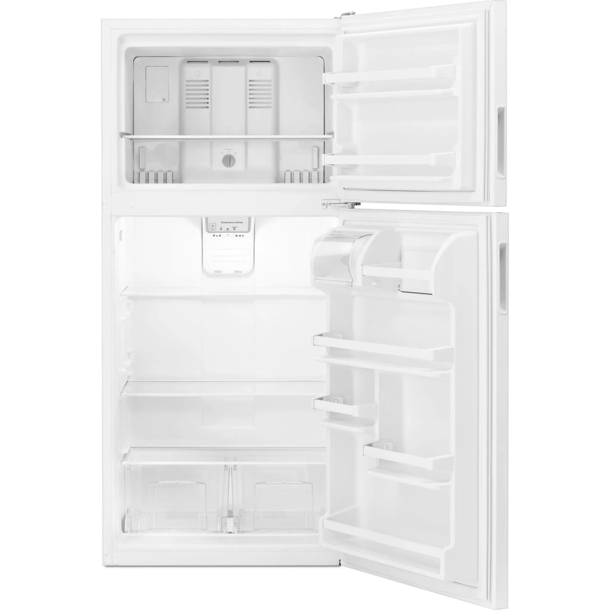 Amana 18 cu. ft. Top-Freezer Refrigerator with Electronic Temperature Controls (ART318FFDW)