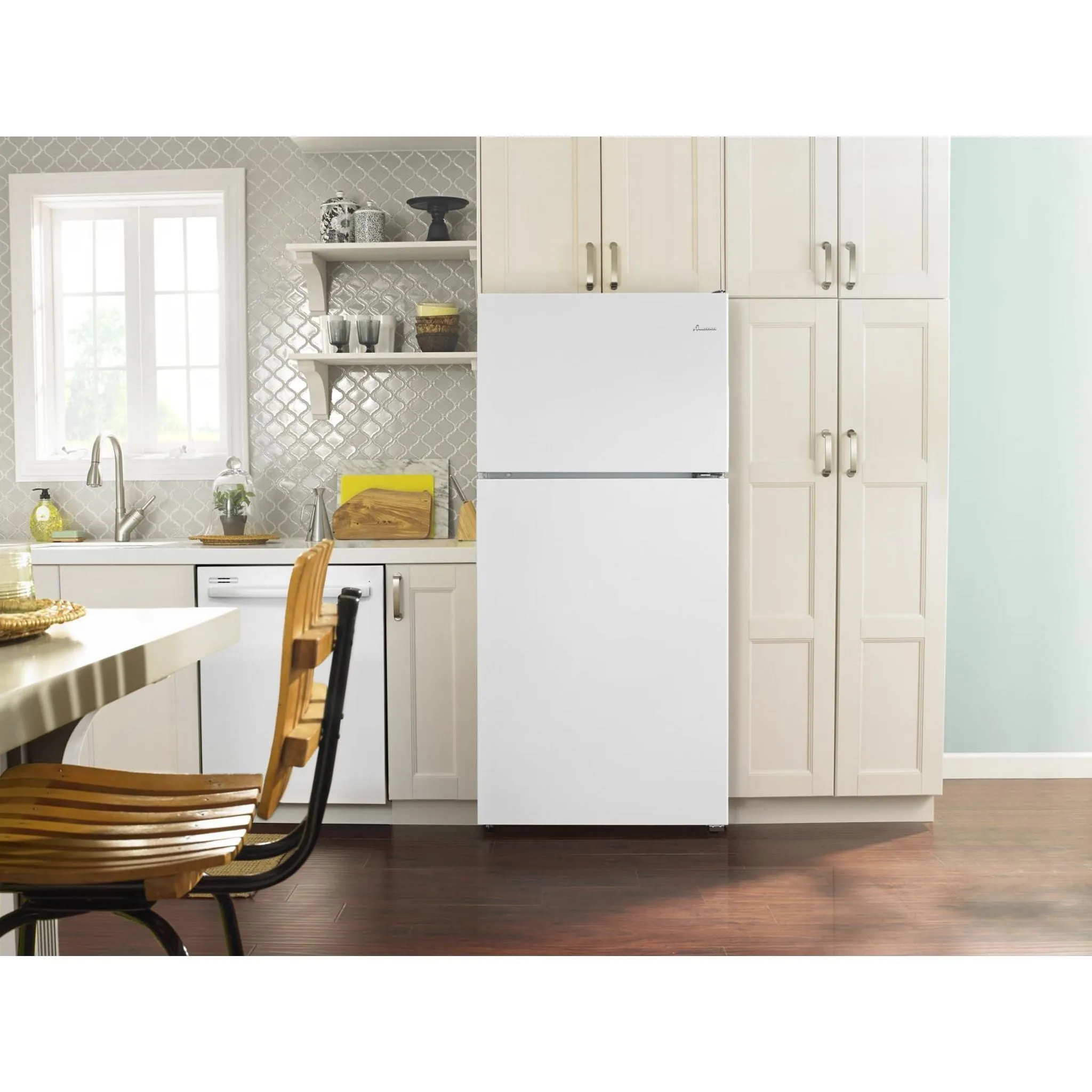 Amana 18 cu. ft. Top-Freezer Refrigerator with Electronic Temperature Controls (ART318FFDW)