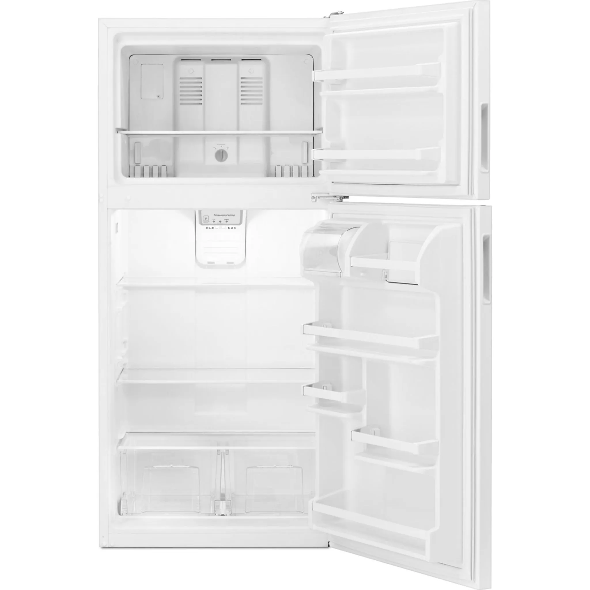 Amana 18 cu. ft. Top-Freezer Refrigerator with Electronic Temperature Controls (ART318FFDW)