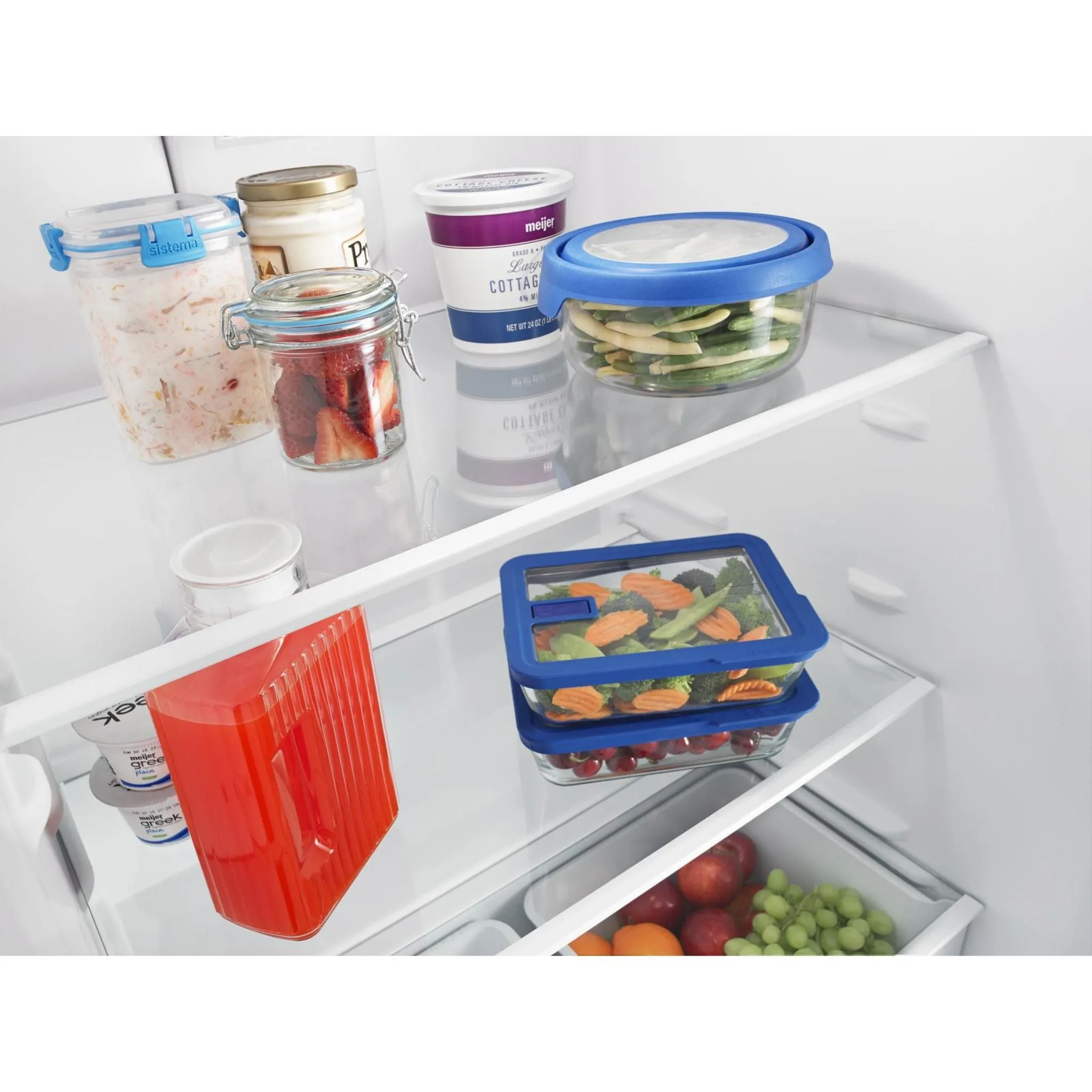 Amana Top Mount Fridge (ART318FFDS) - Stainless Steel