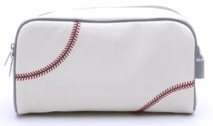 Baseball Toiletry and Cosmetics Bag