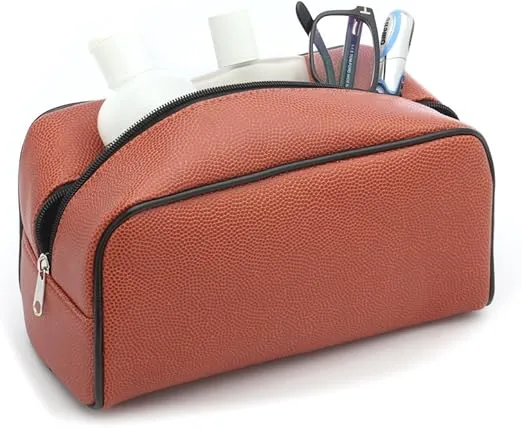 Basketball Toiletry and Cosmetics Bag