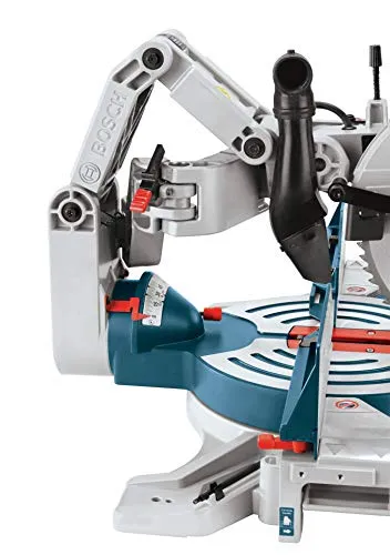 BOSCH GCM12SD 15 Amp 12 Inch Corded Dual-Bevel Sliding Glide Miter Saw with 60 Tooth Saw Blade