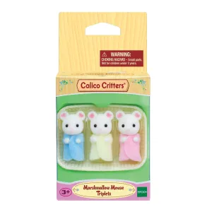 Calico Critters marshmallow mouse triplets