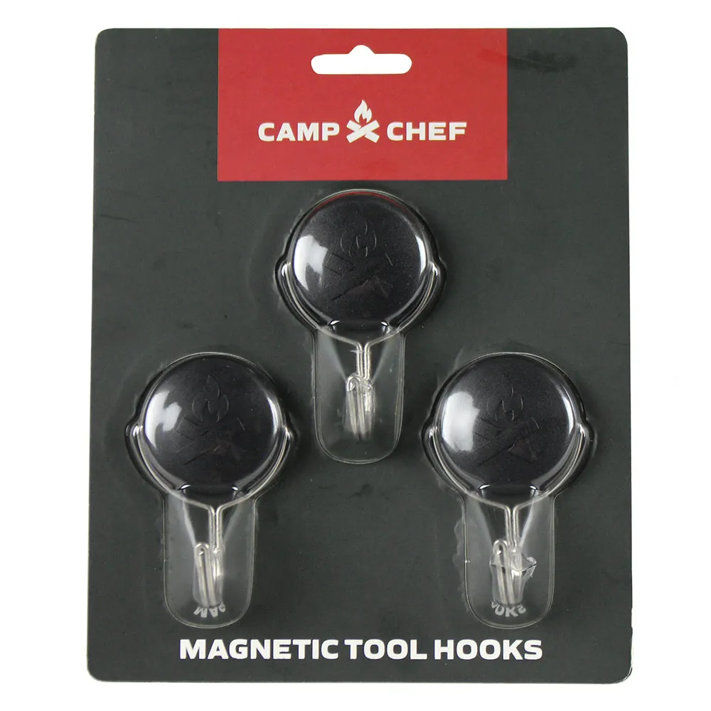 Camp Chef Magnetic Tool Holders Magnetic with Stainless Steel Hook 3 Pack MAG3