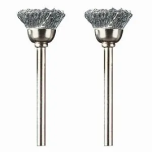 Carbon Steel Brushes, 1/2-In., 2-Pk.