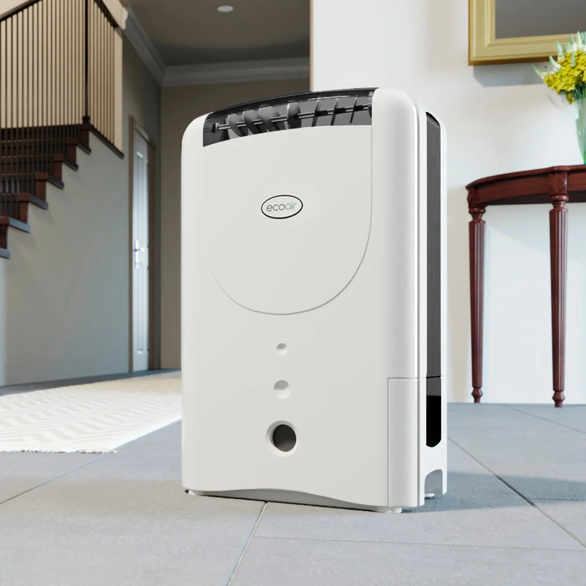 EcoAir DD1 CLASSIC MK6 7.5 Litre Per Day Desiccant Dehumidifier with Ioniser and Antibacterial Filter