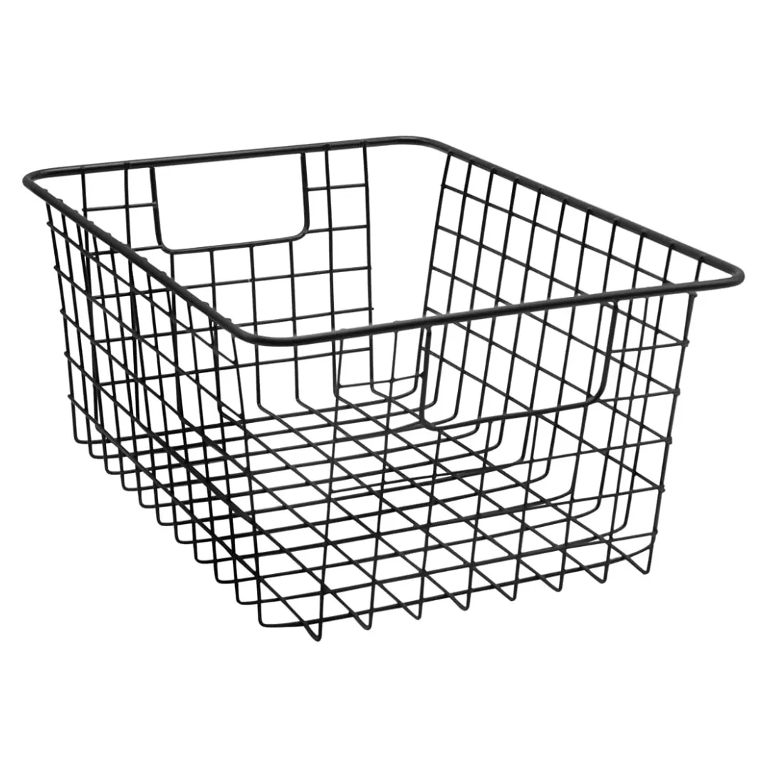 Farmhouse Wire Storage Bins (2 Pack)