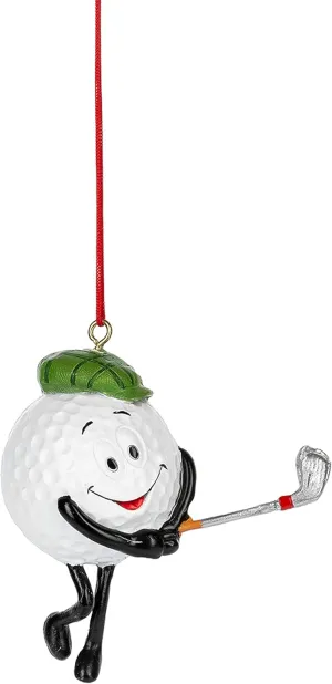 Golf Ball Player Ornament