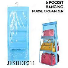 HANGING PURSE ORGANIZER-HA-31 WHITE