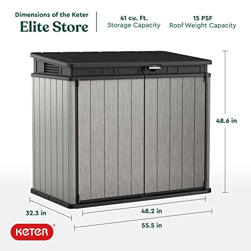 Keter 4.6 Foot by 2.7 Foot Elite Outdoor