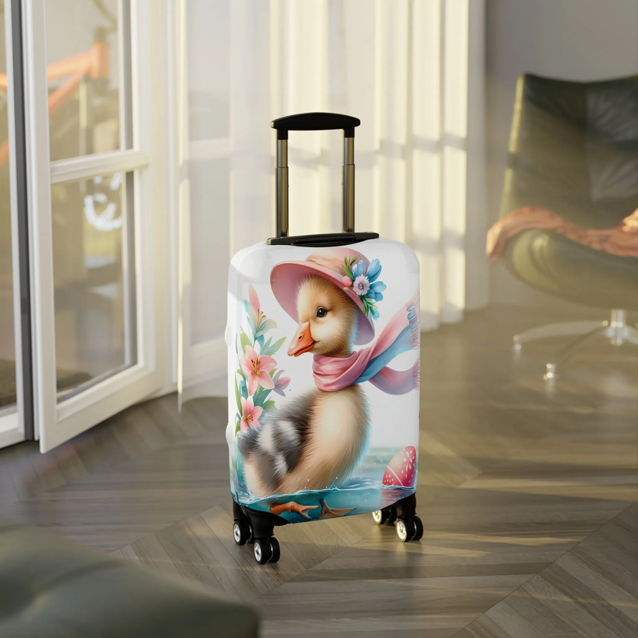 Luggage Cover, Easter, Duck, awd-1607