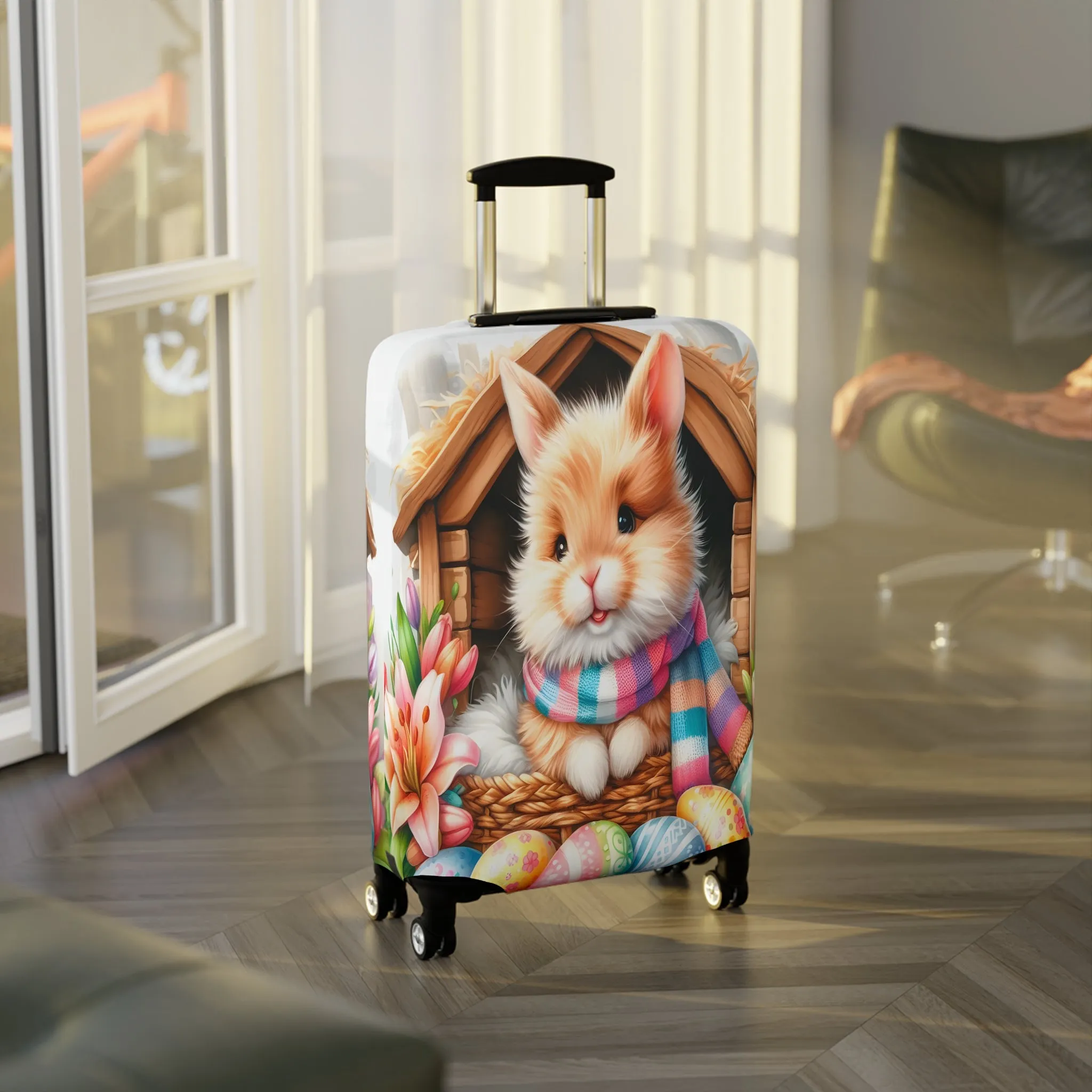 Luggage Cover, Easter, Rabbit, awd-1619