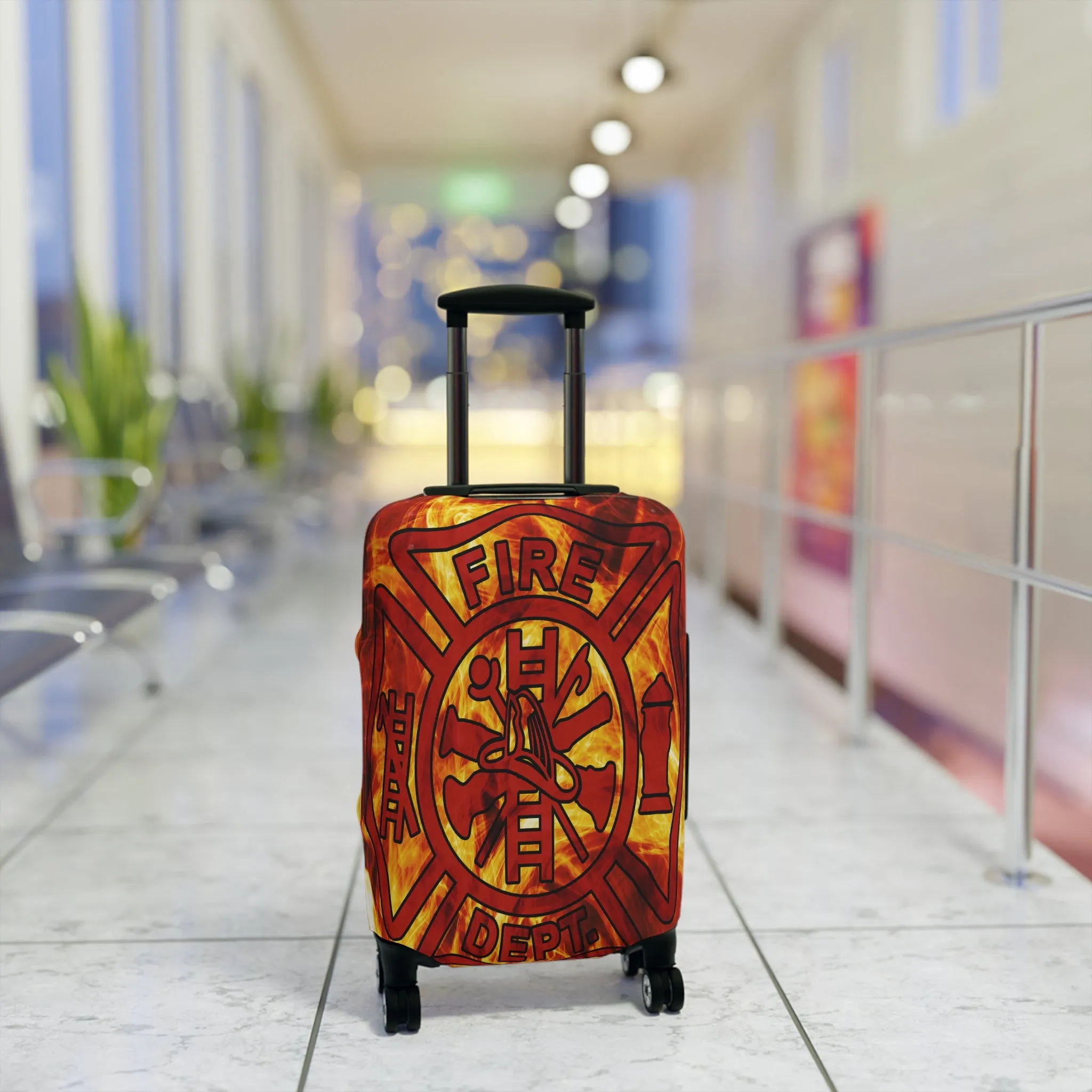 Luggage Cover, Fireman, Fire Dept, awd-545