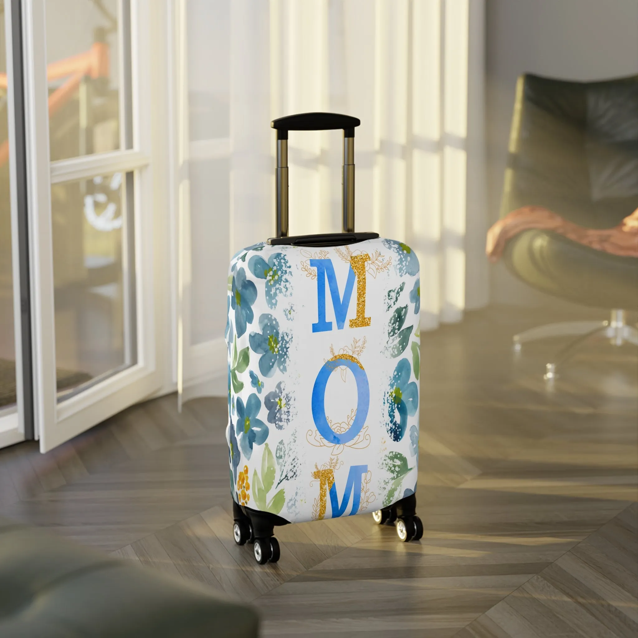 Luggage Cover, Floral, Mom, awd-533