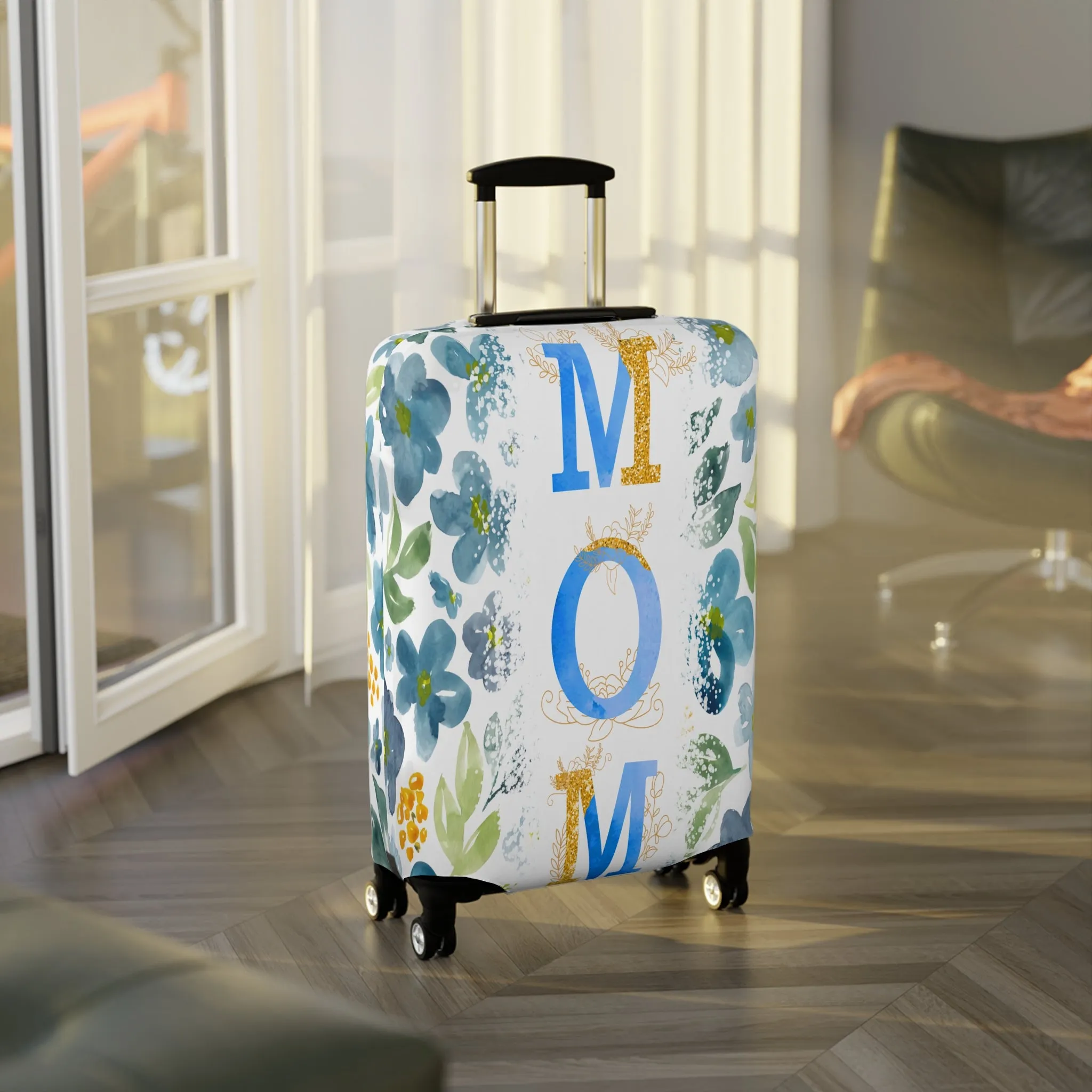 Luggage Cover, Floral, Mom, awd-533