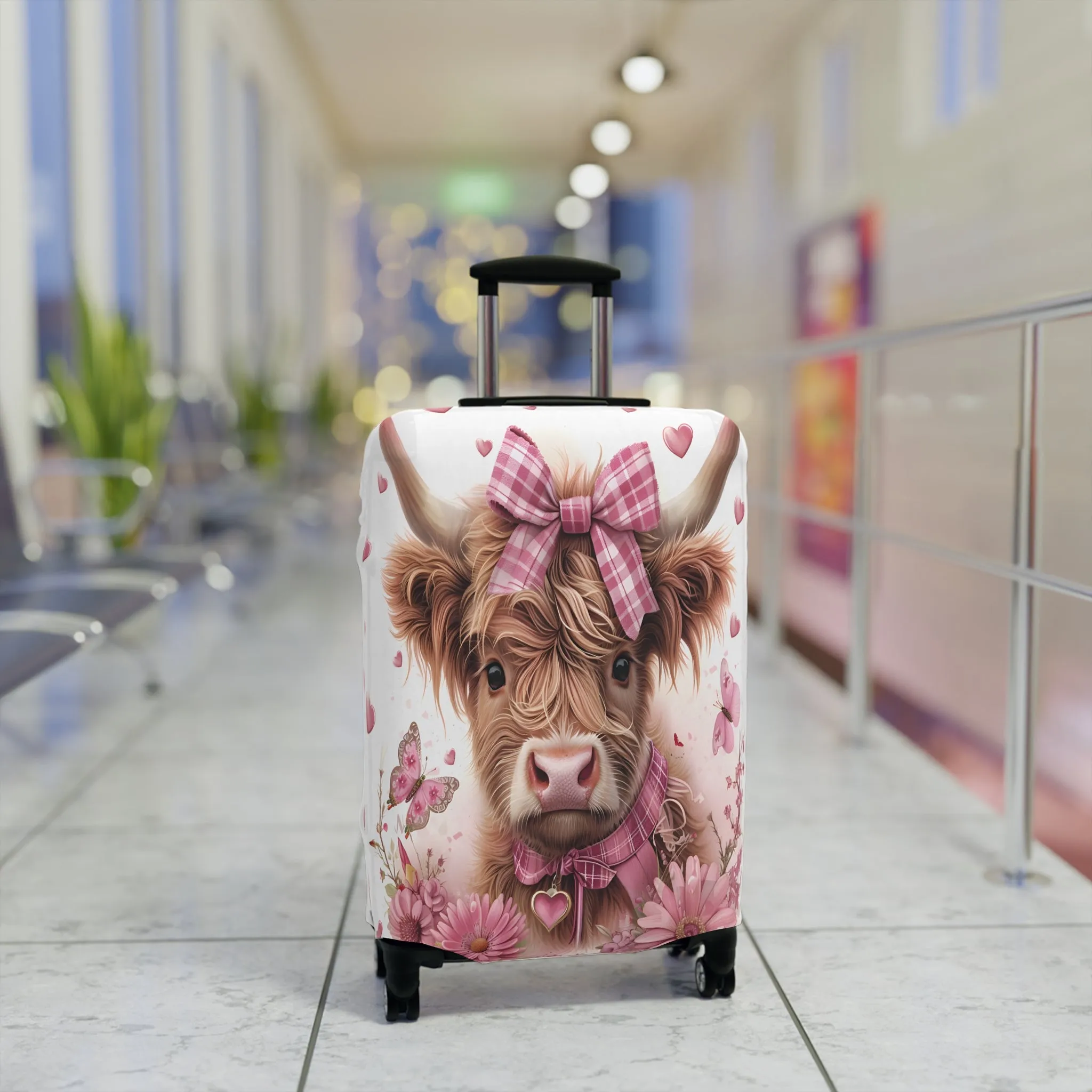 Luggage Cover, Highland Cow, awd-1742