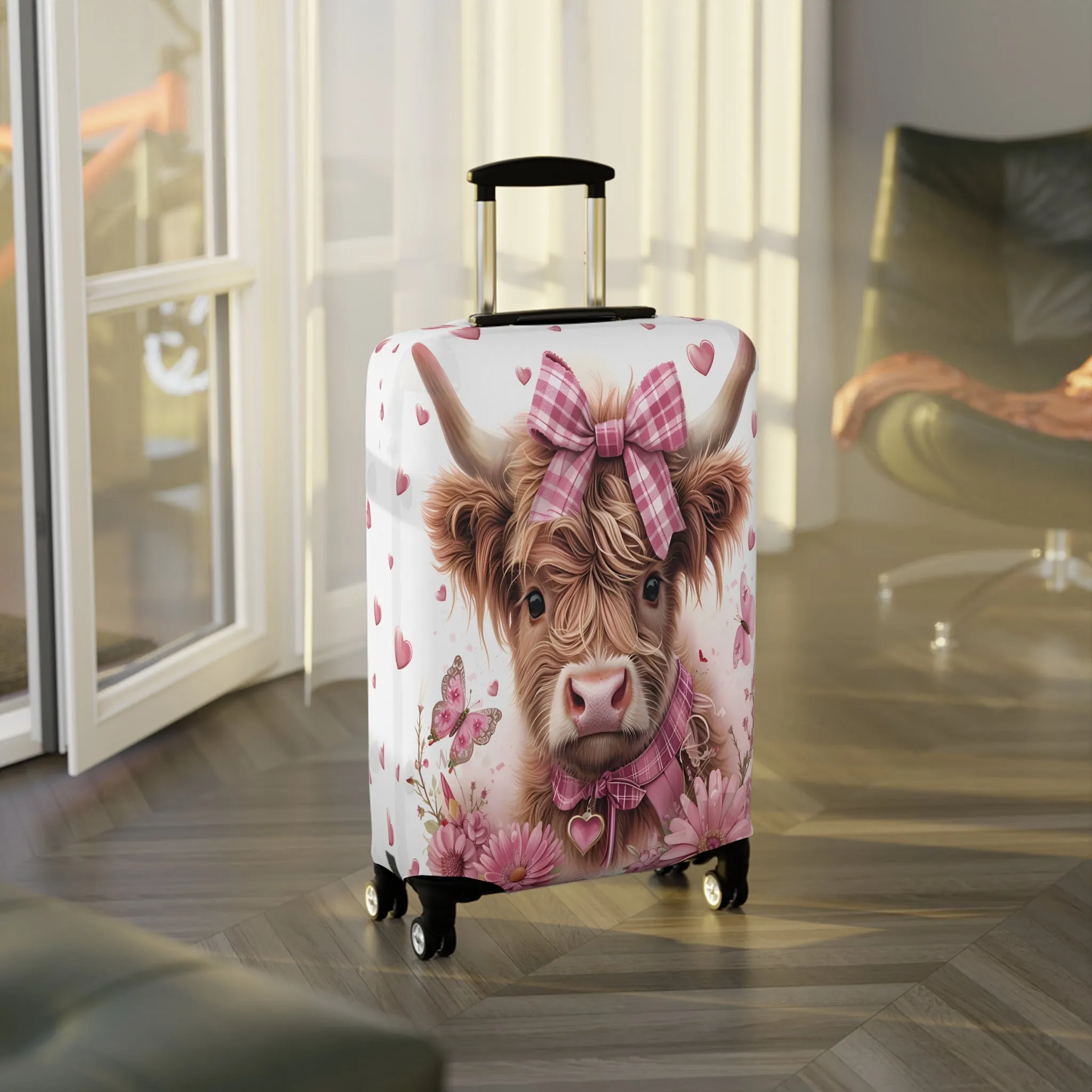 Luggage Cover, Highland Cow, awd-1742