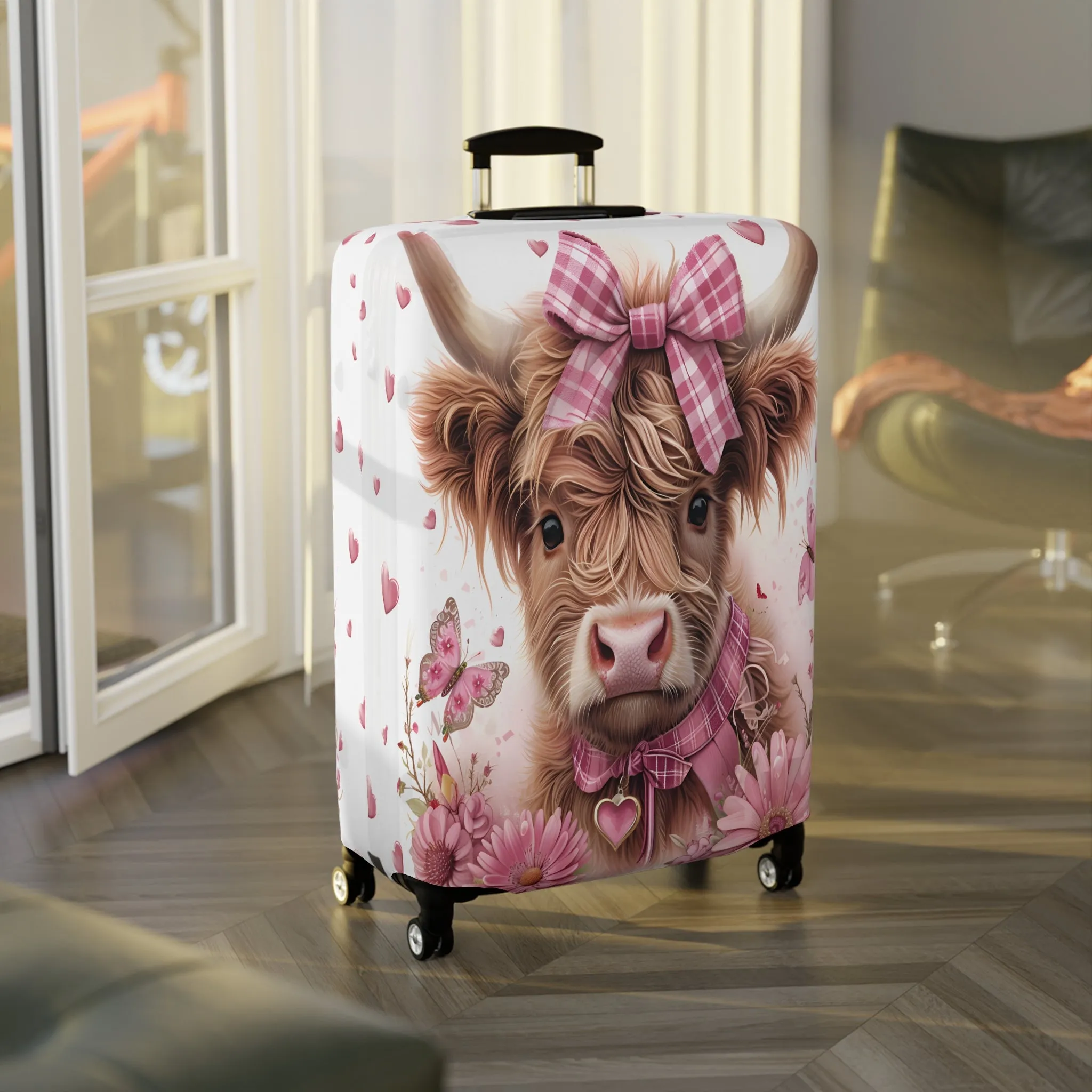 Luggage Cover, Highland Cow, awd-1742