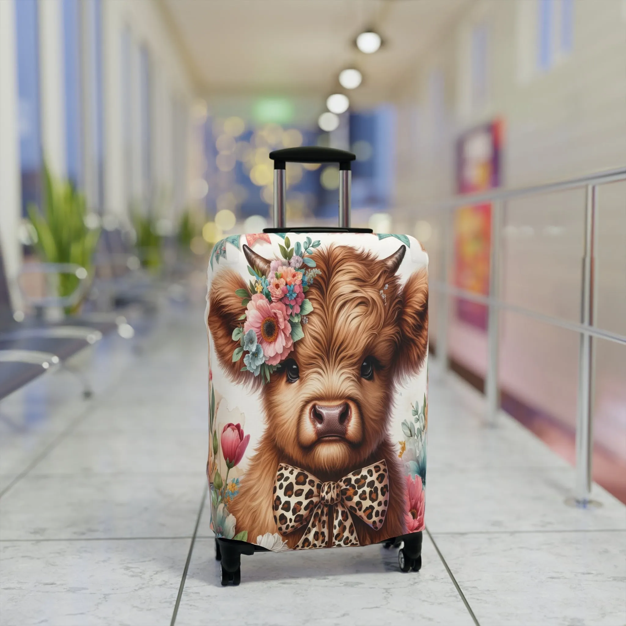 Luggage Cover, Highland Cow, awd-5017