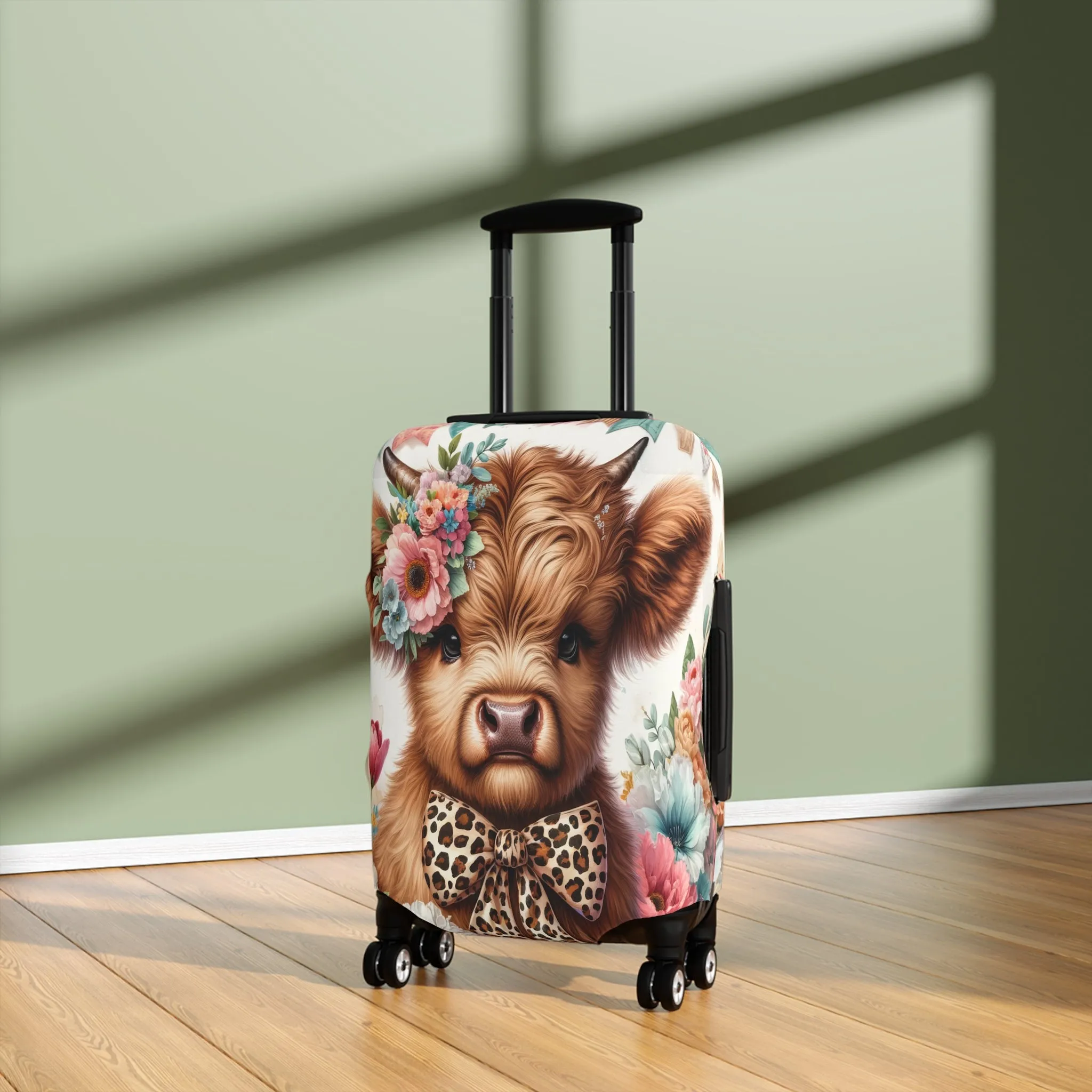 Luggage Cover, Highland Cow, awd-5017