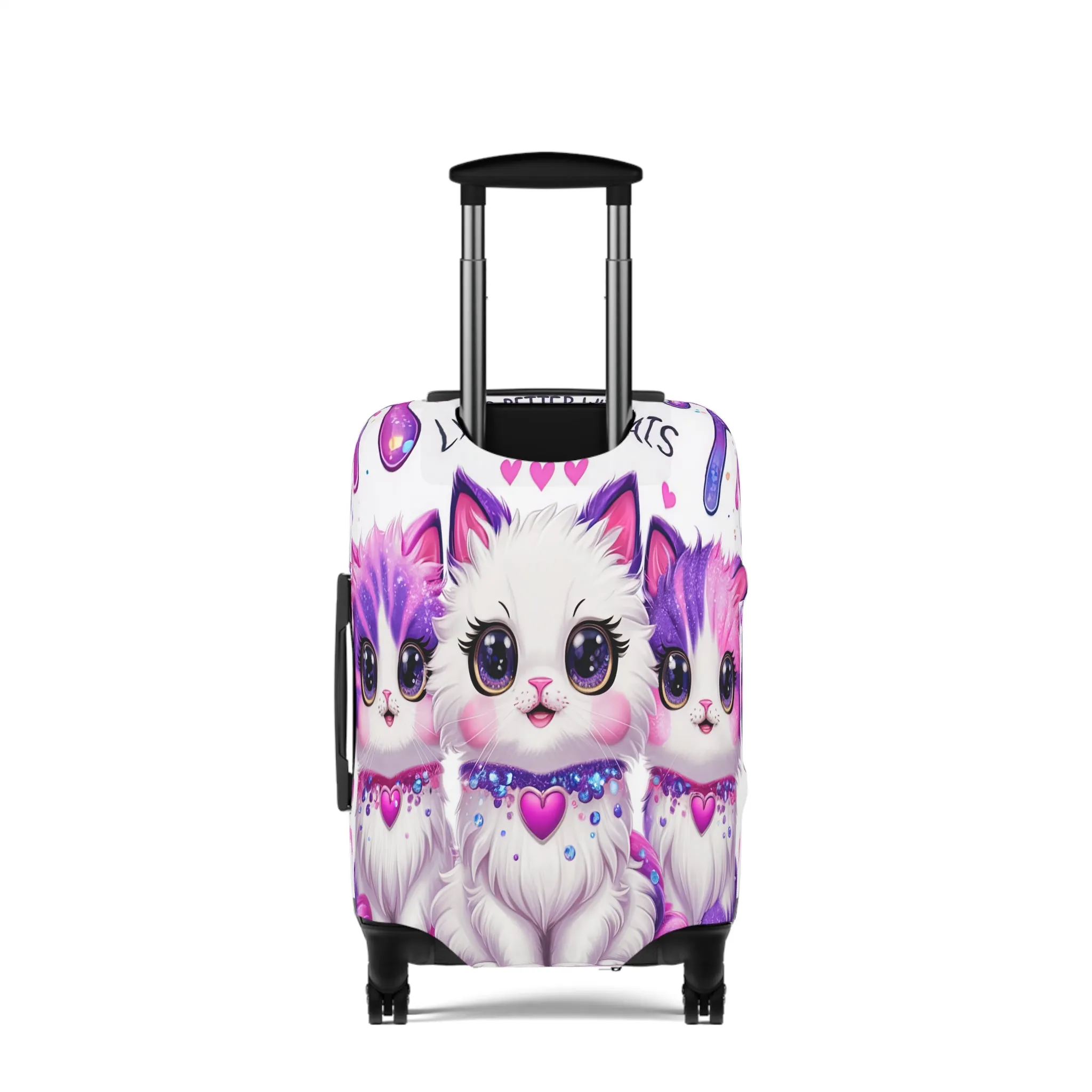 Luggage Cover, Life is Better with Cats, awd-3106