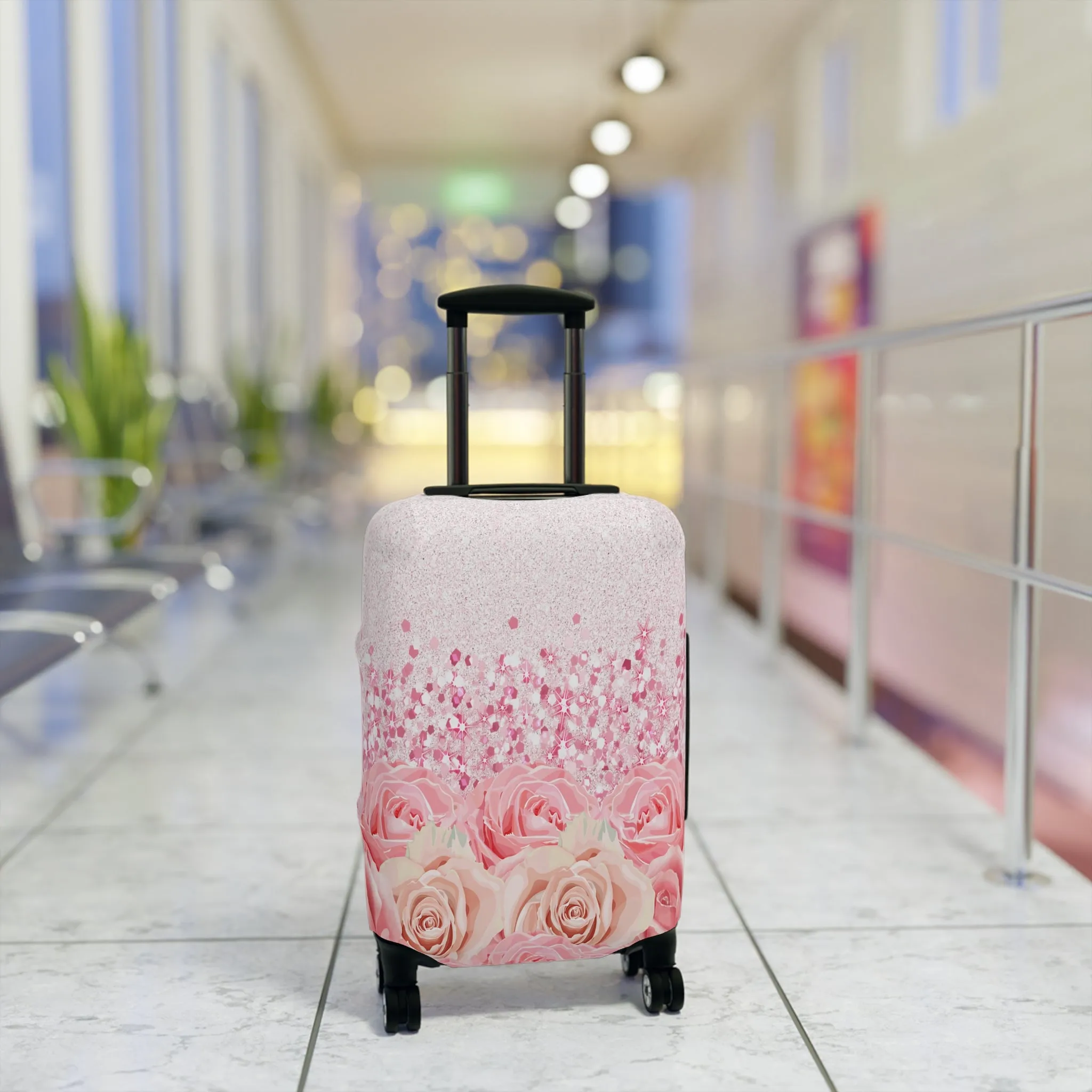 Luggage Cover, Pink Roses, awd-1726