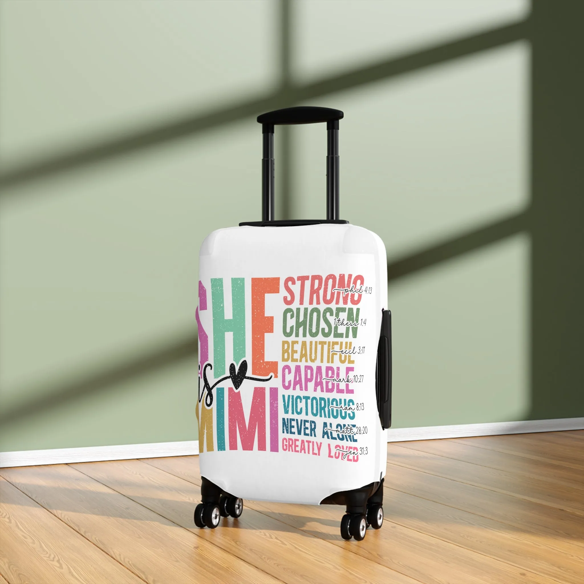 Luggage Cover, She is Moma, awd-5024