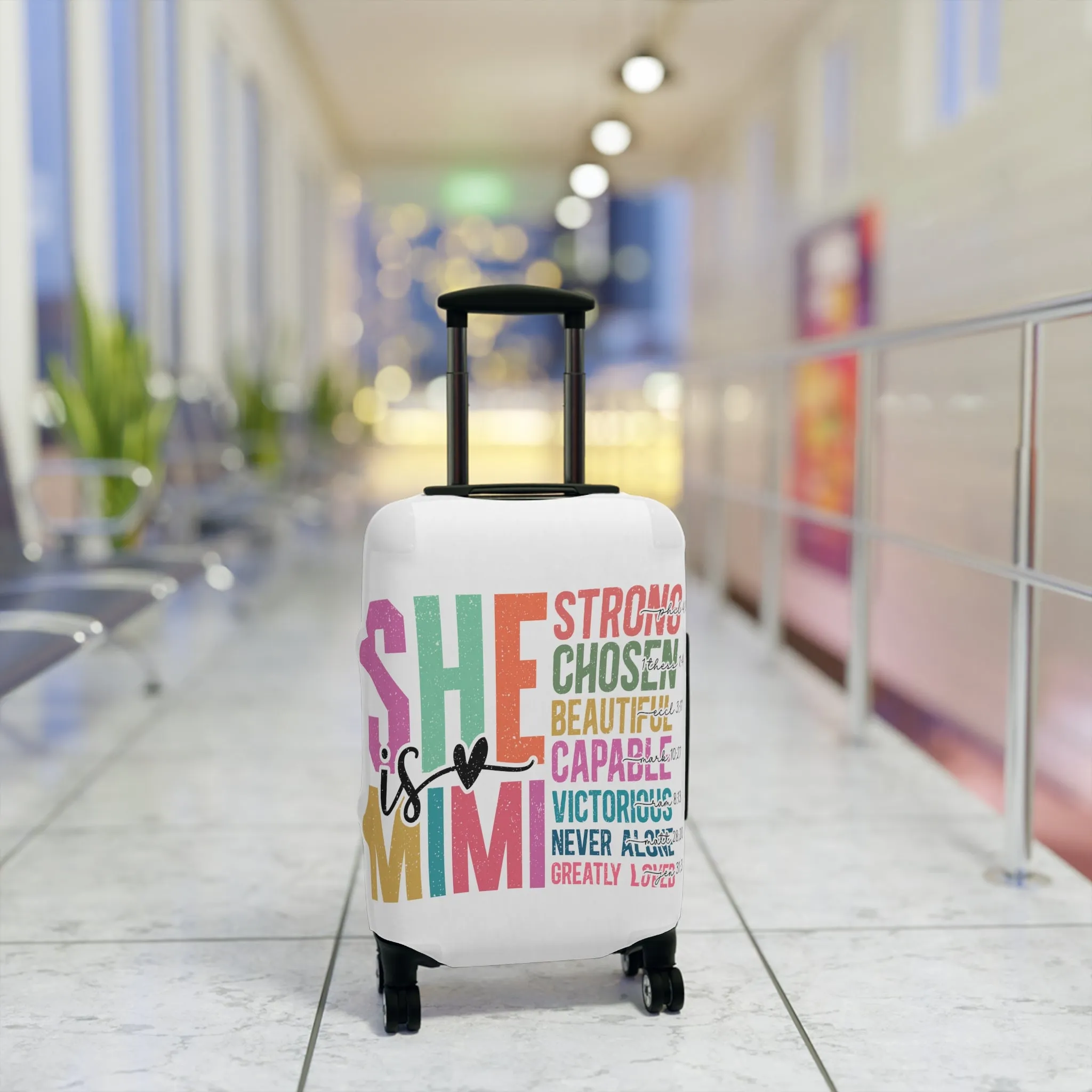 Luggage Cover, She is Moma, awd-5024