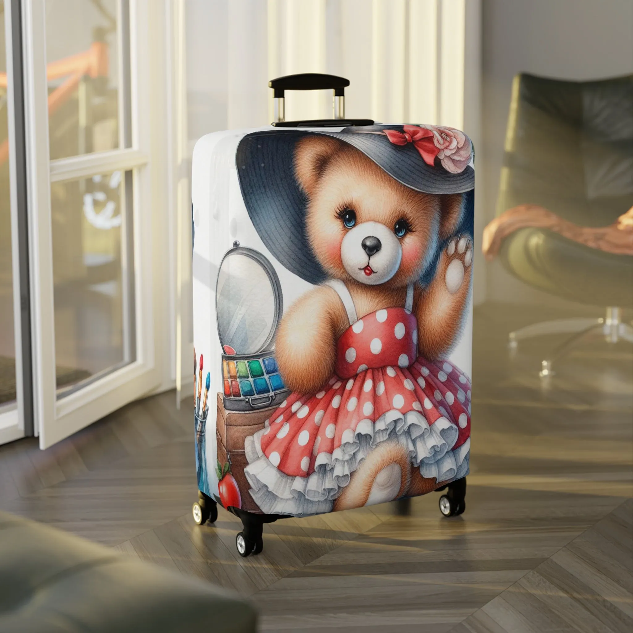 Luggage Cover, Teddy Bear Artist, awd-3028