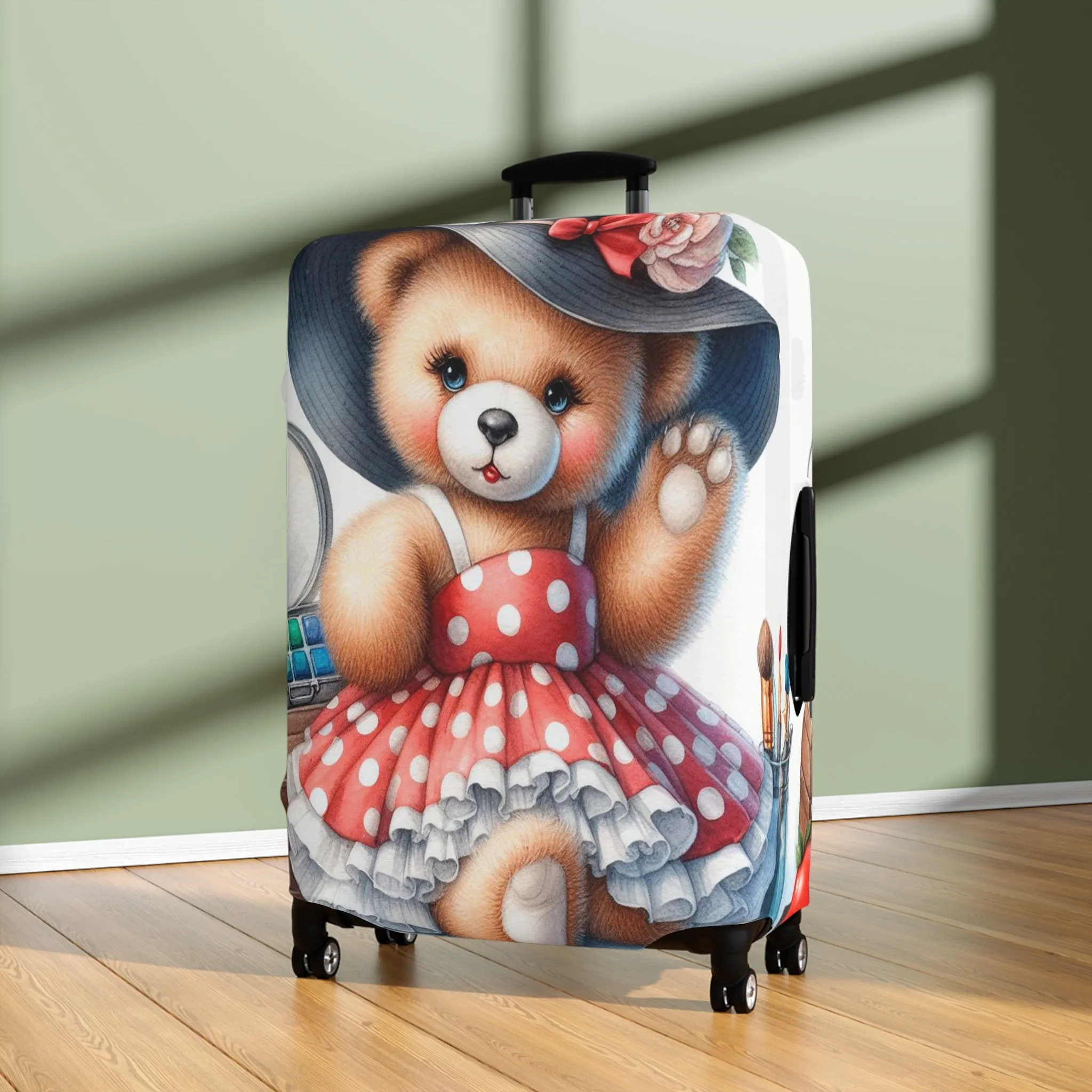 Luggage Cover, Teddy Bear Artist, awd-3028