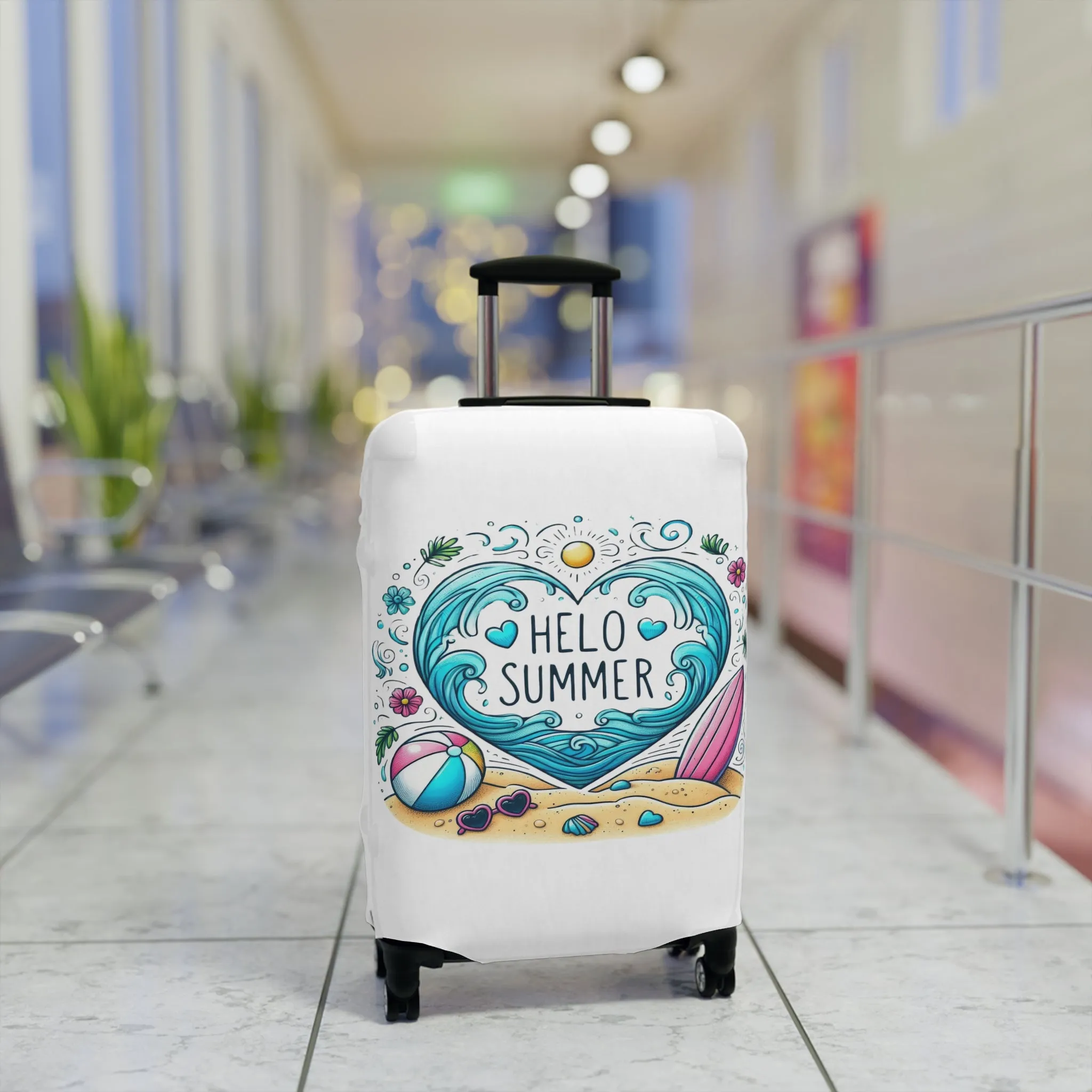 Luggage Cover, Travel, Hello Summer, awd-4017