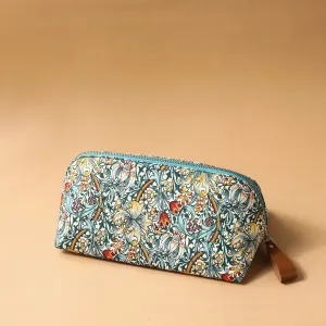 Multicolor - Floral Printed Handcrafted Multipurpose Toiletry Pouch