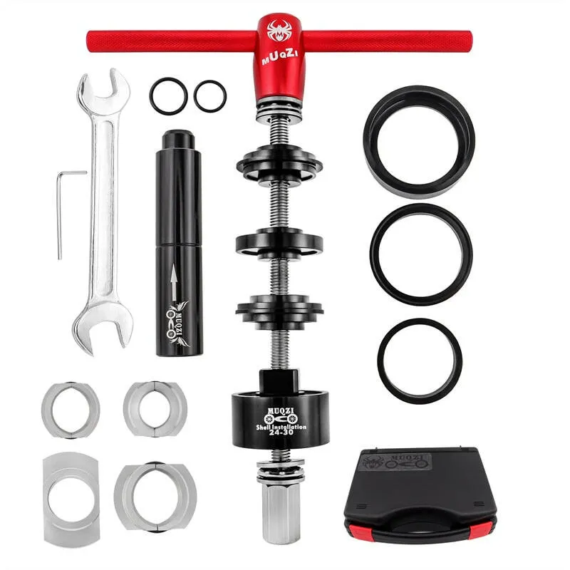 MUQZI Bicycle Bottom Bracket Remove Install Tool Bearing Press Fit Tools MTB Road Bike Repair Kit For BB86 BB30 BB92 PF30