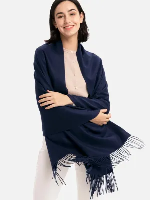 Navy Blue Cashmere Wrap