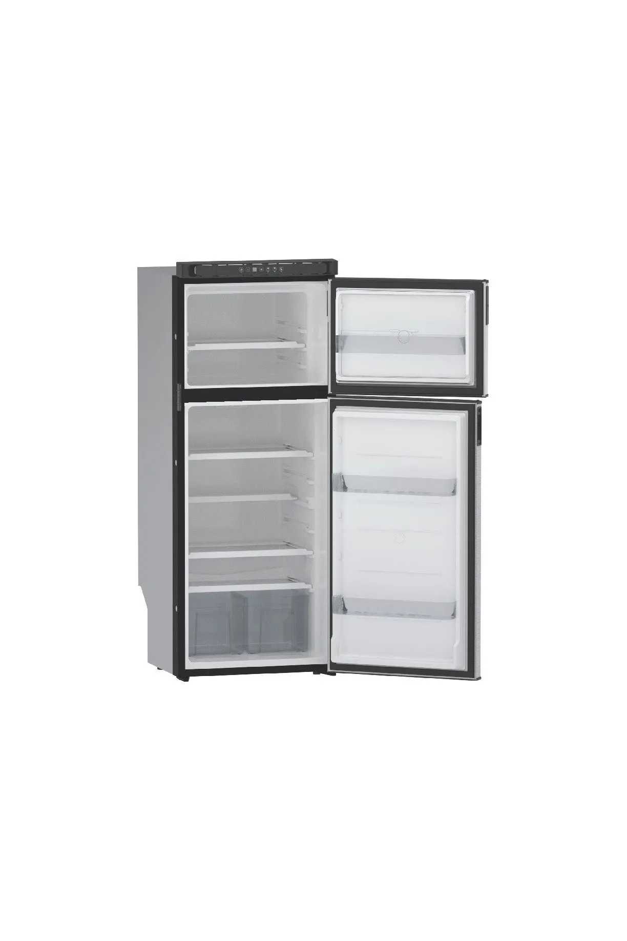 Norcold Polar N10DC 12V DC 10 Cu. Ft. Refrigerator (Left Hand Swing Stainless Steel)