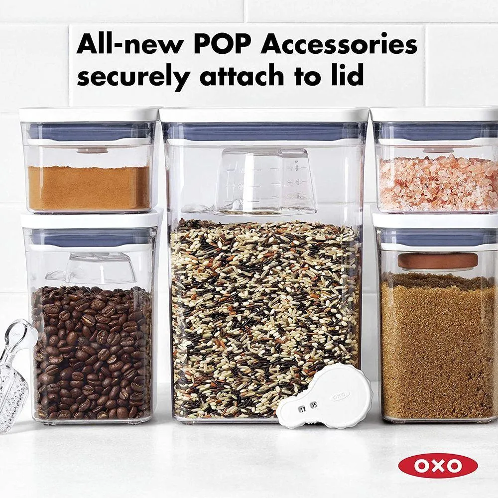 OXO Pop 2.0 5 Piece Square Pantry Container Set