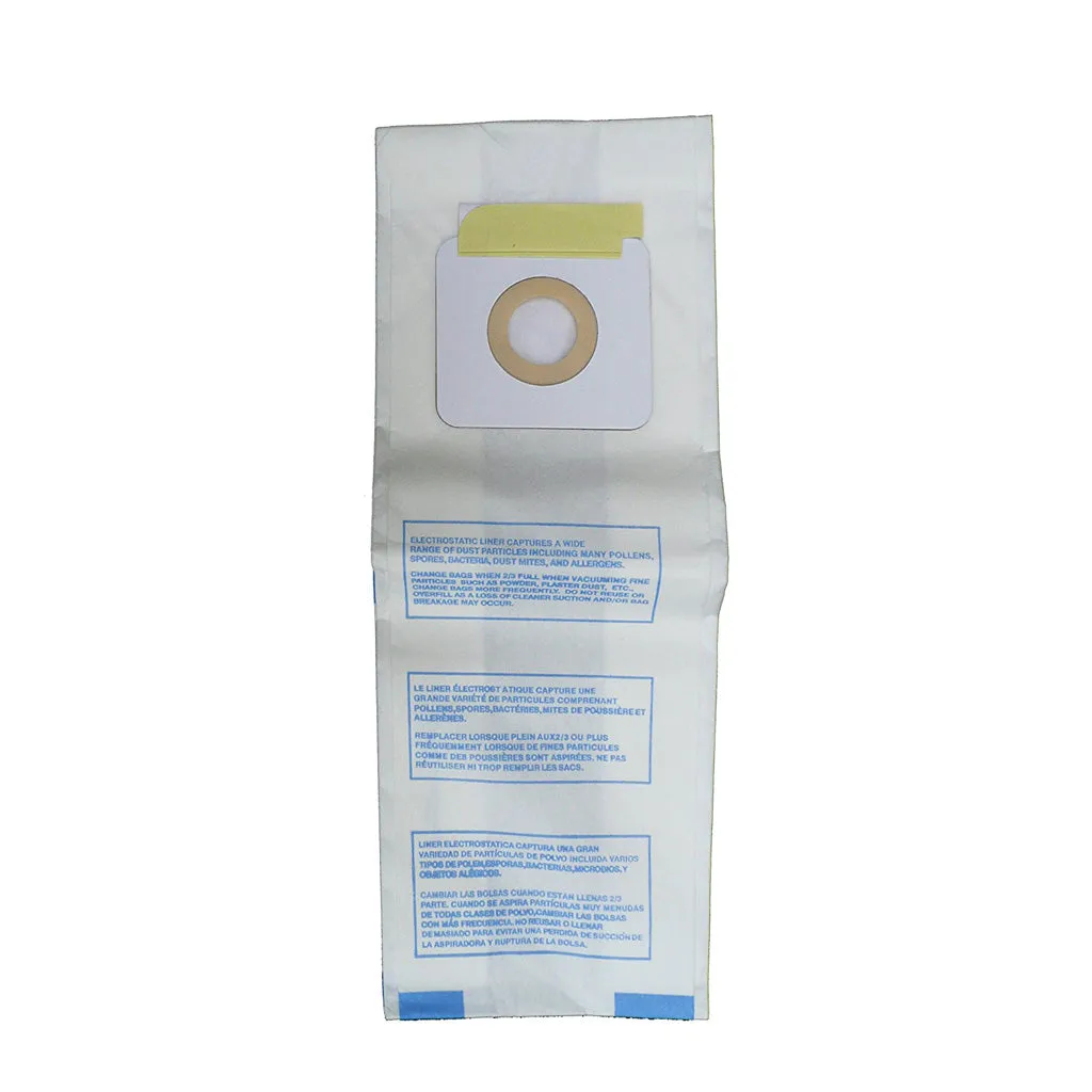 Panasonic Types U, U-3, U-6 Vacuum Bags Microfiltration with Closure - 9 Pack