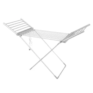 Portable Heated Towel Airer with Winged Design, 230W