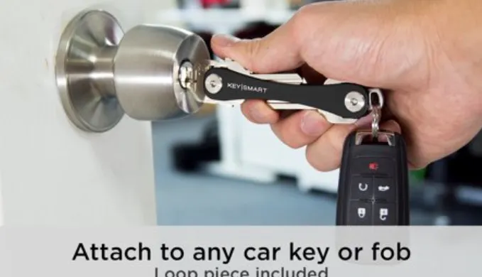 PRICE DROP: KeySmart Extended Compact Key Organizer (Holds 2-8 Keys) - Ships Next Business Day!