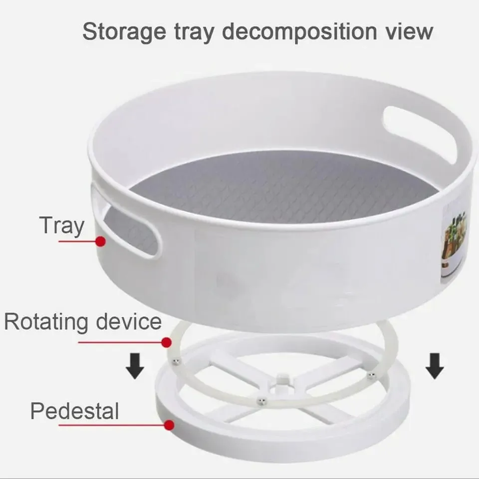 ROTATING STORAGE TRAY