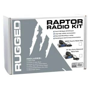 Rugged Radios Ford Raptor Two-Way Mobile Radio Kit - 45 Watt GMR45 - GMRS